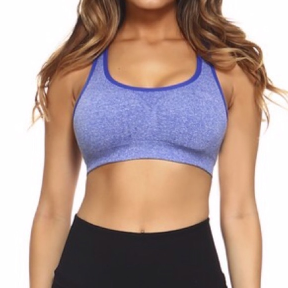 Yelete Other - Blue scoopneck sports bra